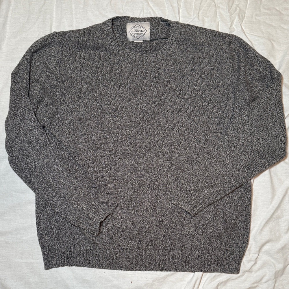 Men's Charcoal Crewneck Sweater